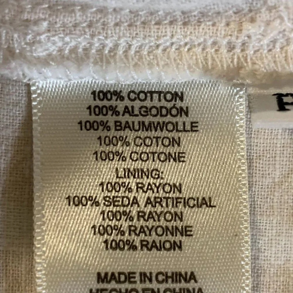 Cloth & Stone‎ Women's Striped Ivory Lined Pullover Sleeveless Dress Size PS - Picture 10 of 13